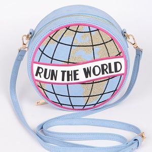 world round clutch crossbody bag ONLY 1 Avail